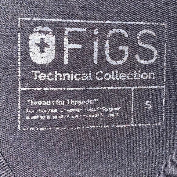 FIGS $38 Men’s Chisec 3 Pocket Scrub Top Blk TM3000 PO1384 Small - Picture 7 of 13